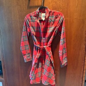 Kiel James Patrick Red Plaid Dress